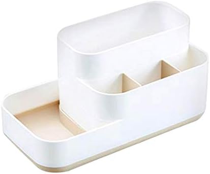 Kecar Cosmetic Storage Basket - Desktop Office Storage Organizer Storage Rack - Creative Three-Layer Makeup Desk Office Supply Organizer