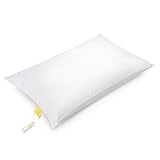 UTTU GEL+ FIBER PILLOW - Bed Pillows for Sleeping, 46oz 0.7D Gel+ Fiber Filled Pillow Queen Size, Down Alternative Slow Rebound Hypoallergenic Pillow, Luxury Hotel Quality Pillow