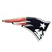 NFL New England Patriots Aluminum Color Auto Emblem
