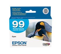 Epson Claria B001EO6LKY Hi-Definition 99 Standard-capacity Inkjet Cartridge Cyan