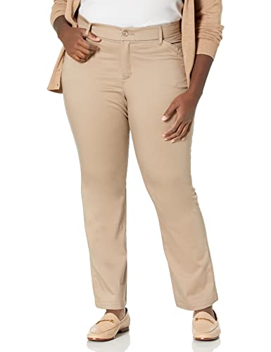 Straight Leg Pant Flax 26w Petite 