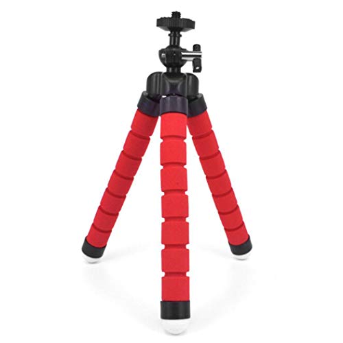 Tinffy Mini Flexible Cell Phone Sponge Tripod Stand Bluetooth Remote Mobile Phone Holder Complete Tripods