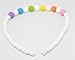 Baby Teething Necklace (Rainbow)-Made With 100 Percent Food Grade Silicone Teether Beads, Chewable Jewelry