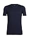 Icebreaker Merino 103860 Men's Tech Lite Short Sleeve Crew Neck Shirt, Large, Midnight Navy
