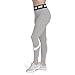NIKE Women's Sportswear Club Leggings, Dark Grey Heather/White, Medium