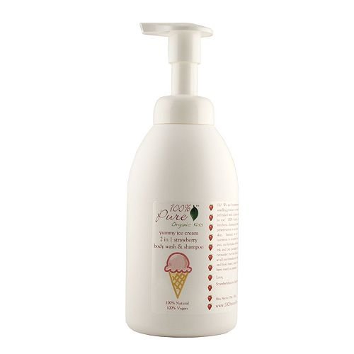 100% Pure Yummy Ice Cream 2 in 1 Body Wash and Shampoo 19 oz (538 g)
