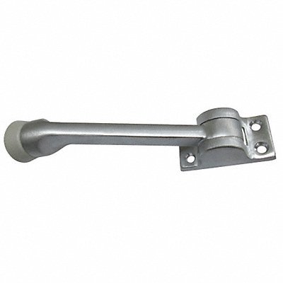 GRAINGER APPROVED Lever Door Holder Stn Chrome Solid Brass