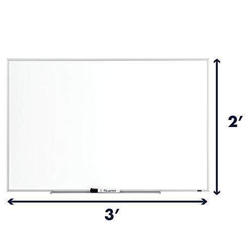 4 Quartet+Dry+Erase+Whiteboard+Aluminum+75123