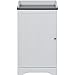 Best Choice Products Modern Contemporary Floor Cabinet Storage for Linens and Toiletries, White