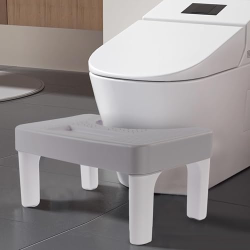 6.7 Inch Step Stool,Portable Plastic Foot Stool,Non-Slip Potty Stool for Bathroom
