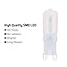 Vlio G9 LED Capsule Bulb Dimmable 5W Energy Saving Bulbs 5800-6500K Cool white LED Lamps AC110V 360 Degree Beam Angle(Pack of 10)