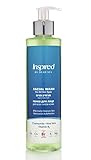 Inspired by Dead Sea Facial Wash Luxury Soothing Anti-Septic Removes Makeup Cleanser Wash with Citric Acid Aloe Best for Very Sensitive Red Dry Skin 250 ml / 8.5 fl.oz