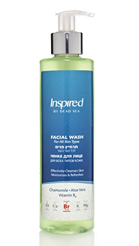 Inspired by Dead Sea Facial Wash Luxury Anti-Septic Removes Makeup Cleanser Wash Best for Sensitive Skin 250 ml / 8.5 fl.oz
