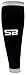 SB SOX Compression Calf Sleeves (20-30mmHg) for Men & Women - Perfect Option to Our Compression Socks - For Running, Shin Splint, Medical, Travel, Nursing, Cycling, and Leg Pain (Black/Gray, Medium)