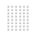 Mega Crafts 48 pcs White Poly Craft Foam 1 Inch Ball, Durable, Solid Polystyrene Balls for Arts & Crafts, Ornaments, School Projects, Knitting & Party Favors, Great for Kids, Teachers & Artists