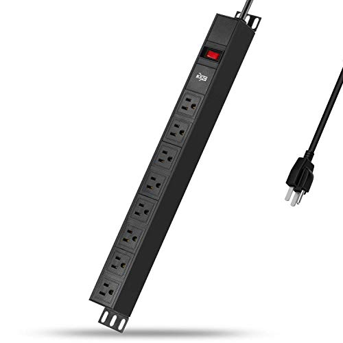 KMC 8-outlet Metal Power Strip Surge Protector