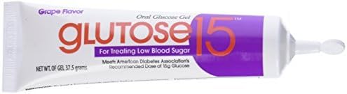 Glutose15 Oral Glucose Gel Grape Flavor 45 GM - Buy Packs and SAVE (Pack of 3)