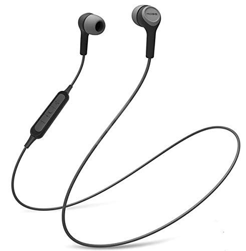 Koss BT115i Wireless Bluetooth in-Ear Buds | in-Line Microphone & Remote | Black & Grey | 6+ Hour Battery Life | Lightweight | Sweat Resistant