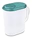 1 Gallon Pitcher Blue Lid w/Lime tab Freezer and Dishwasher Safe Mix Drinks right in the Pitcher Water Tea Juices BPA-free and phthalate-free