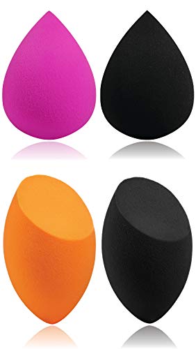10 pc Kabuki Makeup Brush Set Plus 7 pc Eyeshadow Brush Set Plus 4 pc Beauty Sponge Set - Thumbnail 5