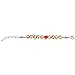 MANBARA Bracelets for Teen Girls Beaded Bracelet Cute Emoji Charm Bracelet for Kids Adjustable Length Heart Enamel Faces Christmas Birthday Jewelry Gifts