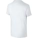 NIKE Boys' Just Do It Swoosh Tee, White/University Red, Medium