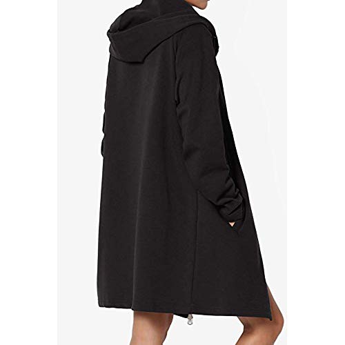 XOWRTE Women's Loose Fit Pocket Slim Coat Winter Jacket Cardigan Overcoat Outwear