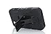 iPhone 4s case, iPhone 4 case, MagicSky Robot Series Hybrid Armored Case with Kickstand for Apple iPhone 4/4S - 1 Pack - Retail Packaging - Black/Black