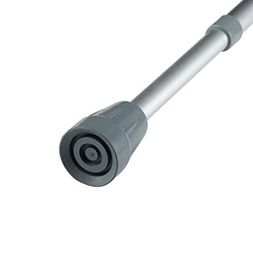 Urge Medical Crutch Tips, Gray, 7/8 Inch (4)