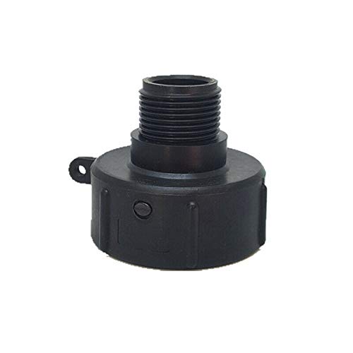 IBC Tank Adapter Coarse Thread Water Tank Garden Hose Adapter Fittings Tool IBC Tote Tank Drain Adapter S60 X6 Pacifier Style Fitting Tool Kits Brass Assembled Hose(25mm)
