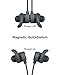 AUKEY Wireless Earbuds, Key Series B60 Magnet Controlled On/Off, Bluetooth 5, USB-C Charging, IPX6 Water-Resistance Sport Headphones with Deep Bass, 8h Playtime for Gym, Workouts and Trail Running