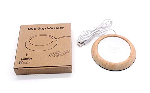 LazyU USB Mug Warmer, Tea and Coffee Mug Warmer, Electric Cup Beverage Warmer for Water Coffee Tea Dedicated to Coffee Lovers and Office Workers