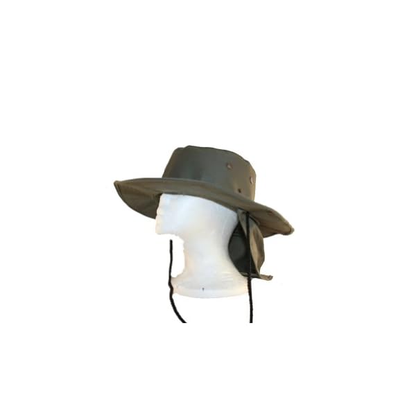 Tactical-Sportswear-Bucket-Boonie-Sun-Hat-Cap-With-Neck-Guard-Olive-Drab-Medium