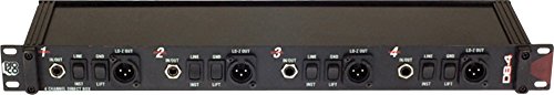 Pro Co Sound DB4A 4-Channel Rack Mount Direct Box