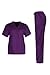 MedPro Women's Unisex Medical Scrub Set (Top & Bottom)