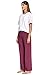 CYZ Women's Basic Stretch Cotton Knit Pajama Sleep Lounge Pan-BordeauxMelange-M