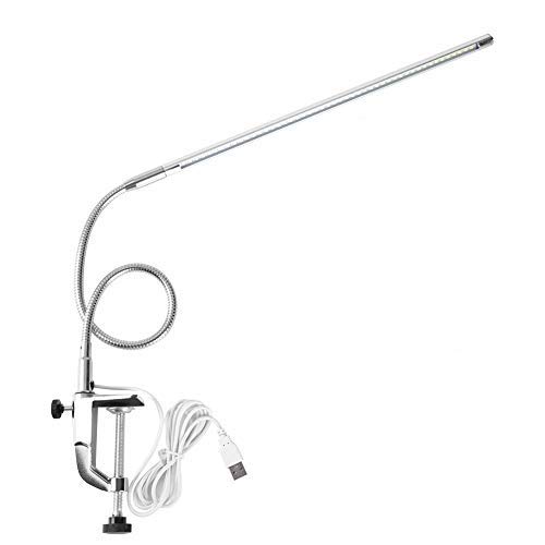 Betued USB Clip Table Lamps, LED Desk Lamp, for Manicure Reading Tattoo Light for Home Office Bedroom Reading Work Study