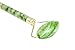 The Original Anti-Aging Jade Roller Facial Massager 100% Pure Jade Stone - Neck Slimming/Healer - Hand Crafted - Anti Wrinkle and Skin Reconditioning - Including A FREE Facial Scrubber