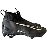 Nike Alpha Menace Elite 3 P Mid Men's Football Cleats Black White Grey DM1792-004 Size 9.5 Medium US
