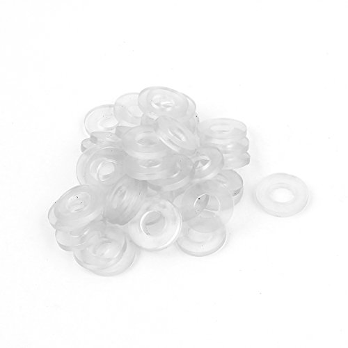 uxcell a15122100ux1166 Silicone Water Pipe Connector Seal Ring Gasket Washer 18x8x2.5mm (Pack of 40)