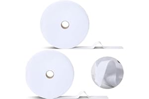 3 Rolls Jelly Roll Batting Strips, 2 1/4 in Cotton Blend, Total 147 Yards, Versatile Sewing Accessories for Rugs, Quilts & DI