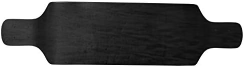 Drop Down Longboard Deck 9.4 x 38 Black Concave Maple - Symmetrical Shape