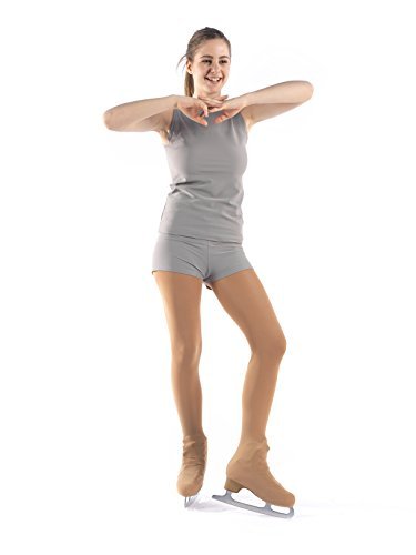 SAGESTER - style# 3094 / Figure Skating Boot Cover Tights 80 den Color - Nude / Made in Italy Size: 10-12 - Thumbnail 2
