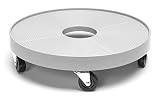 DeVault Enterprises DEV3000GM Plant Dolly, Gray Mist, 16 Inch