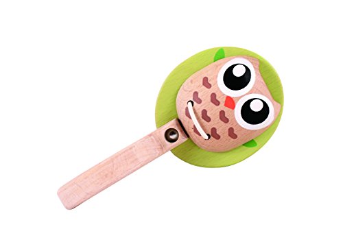 EverEarth Wooden Owl Rattle Toy EE33584
