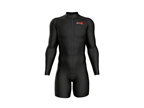 Sparx Long Sleeve Cycling Skinsuit Pro Team Bicycle Suit Bike Racing Suit Cycle Kit 3D Pad (Small)