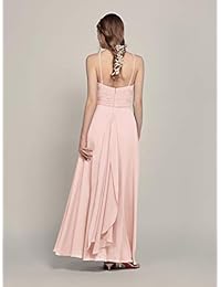 AW Vestidos de novia de gasa de dama de honor vestidos largos de fiesta de las mujeres vestidos formales