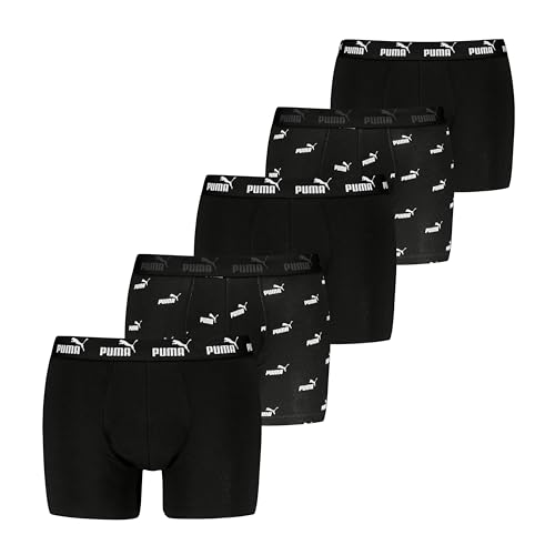 Herren Logo Print Boxer, Schwarz, L EU