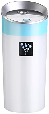 Ultrasonic Cool Mist Humidifier (Multi Use for Car Travel Office Desk Desktop Small Bedroom) USB Portable Mini Humidifier/ Air Purifier for Baby Room (Blue)