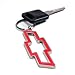 Chevrolet 3D Red Bowtie Logo Key Chain